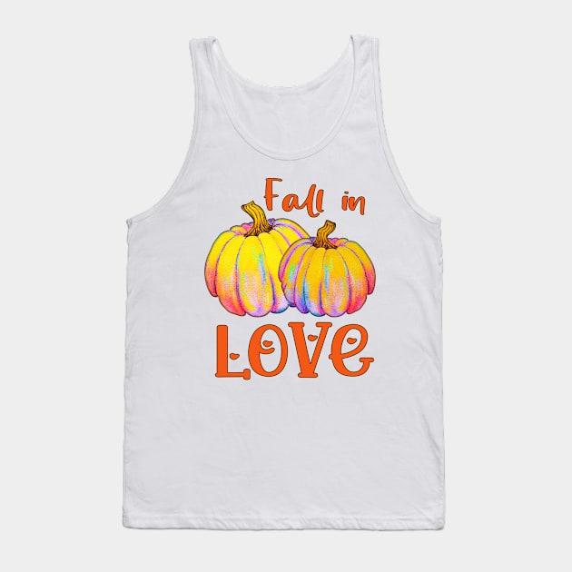 Fall in Love Tank Top by Designs by Ira